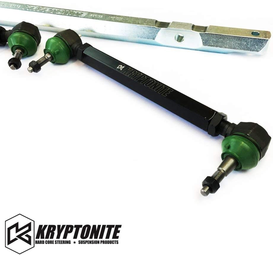 Kryptonite SS Series Center Link Tie Rod Package Compatible with 2011-2019 Chevy/GMC 2500HD 3500HD KRCLP11