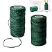 Produktbild BoloShine 2 Rolle Garten Kordel, 100 M Grün Natur Jute Bastelschnur, Multifunktional Dekokordel Stark und Langlebig für Haushalt Garten Kunsthandwerk DIY Geschenke Dekoration