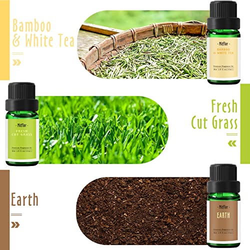 Men's Club And Spring Fragrance Oils, Mitflor 12 Bottles Premium Scented Oils For Diffuser, Soap And Candle Making Scents, Aromatherapy Oils Gift Sets #TOP3