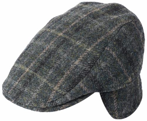 Casquette plate en laine tweed chaude Failsworth Oban contre le froid
