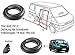 Schiebetürdichtung Dichtung Ersatzteil für VW T4 Transporter BUS MULTI Gummidichtung 1990-2003 7D0843791C (NICHT für Kasten!)