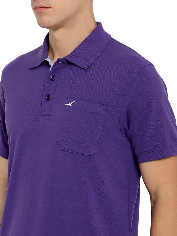 Image of AMERICAN CREW Polo Collar T-Shirt for Men with Pocket