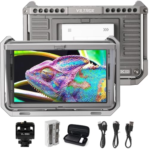 Image of VILTROX DC-X3 6 Inch 2000Nits Camera Video Field Monitor with Rig Cage