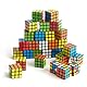 THE TWIDDLERS 30 Mini Puzzle-Würfel Zappelspielzeug Geschwindigkeitswürfel, 3x3 - Perfekt als Mini-Spiele Party-Taschenfüller für Kinder, Denkaufgaben Multipack Klassenzimmer Belohnungen - 3cm