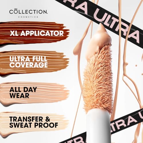 Collection Cosmetics Lasting Perfection Ultra Cover Concealer, Up to 16hr Wear, XL Applicator, Biscuit Warm, 5.5ml - Image 4