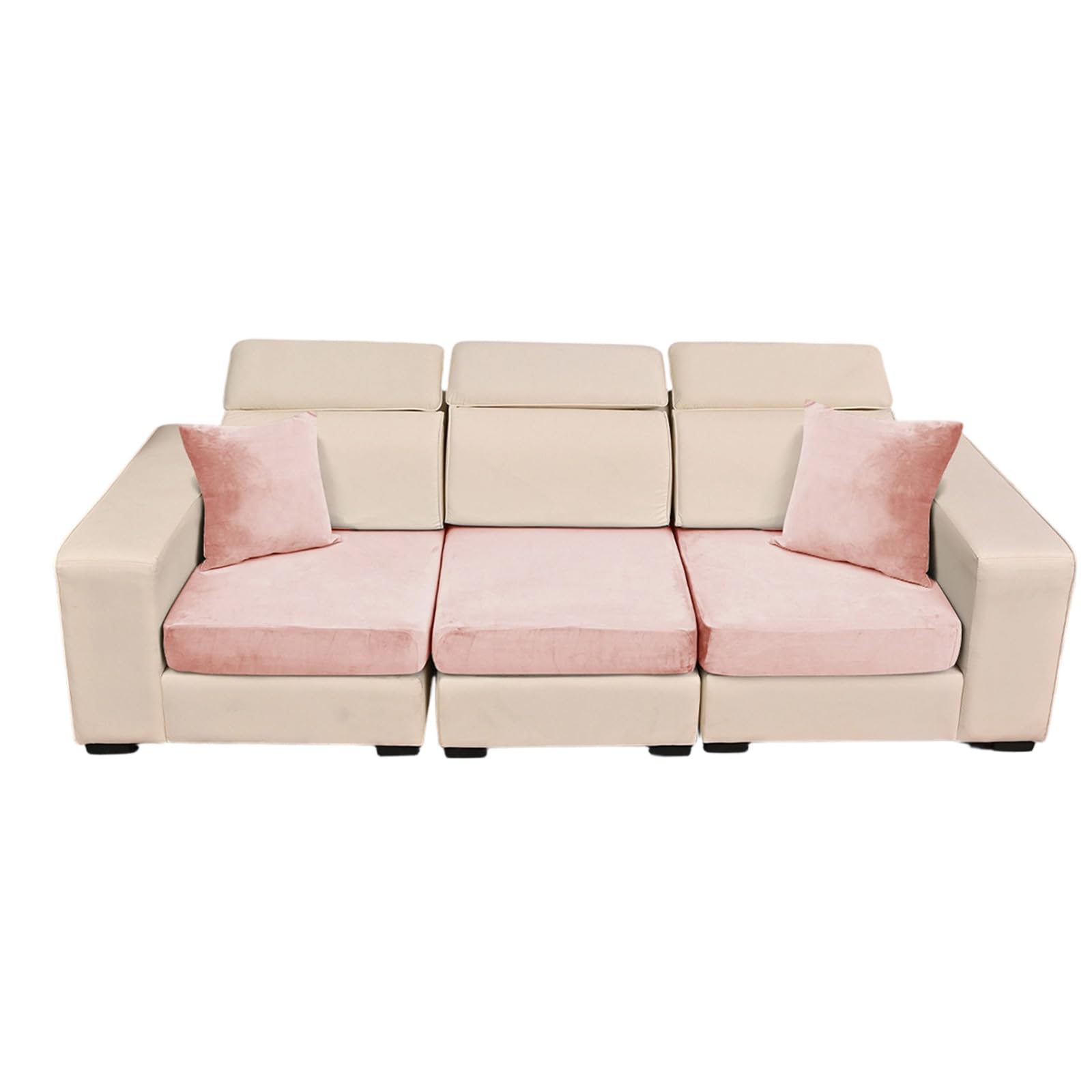 Buxuaaaa A Buxuaaa Of 5 12 Color Sof Cover Set High Elasticity Full Wrap For Various Decoration Styles Includes Cushion Cover Polyester