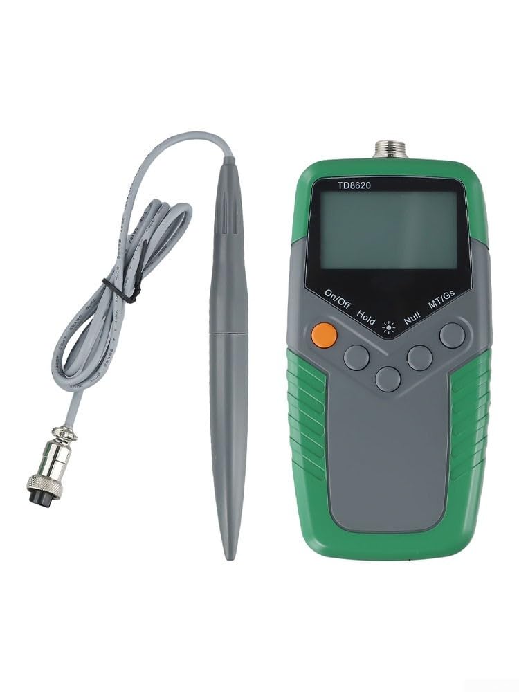 Misuratore digitale portatile TD8620 di Gauss con sonda Hall, 0-2400mT Range EMF Tester per misurazione magnetica della densità del flusso, auto-ranging e display retroilluminato