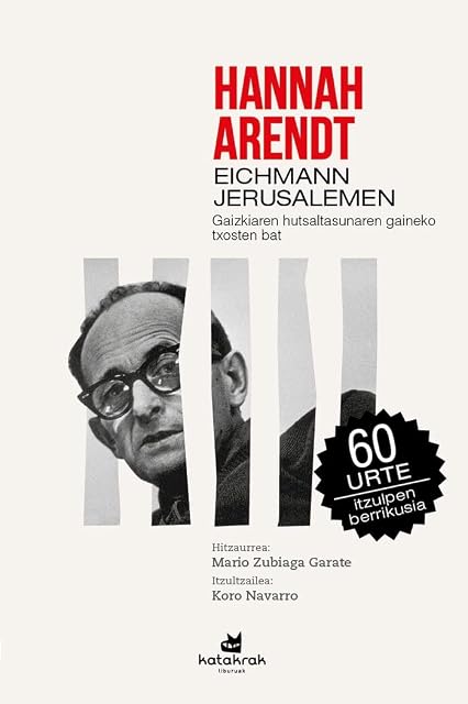 Portada de Eichmann Jerusalemen
