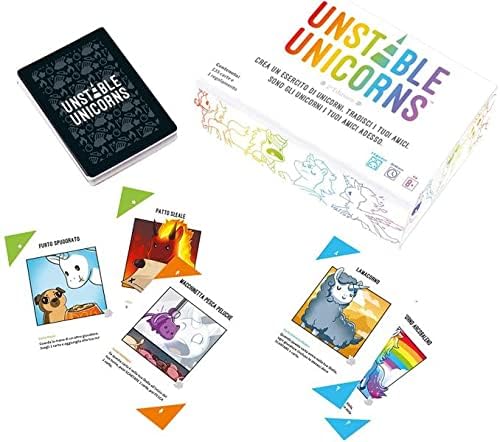 Image of Awestuffs Family Board Games for Adults and Kids - Ages 8 and up, 2 to 8 Players (Unstable Uni-Cons)