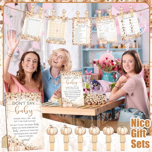 Image of Patelai 321 Pcs Falling in Love with Baby Shower Game Decoration 5 Set Game
