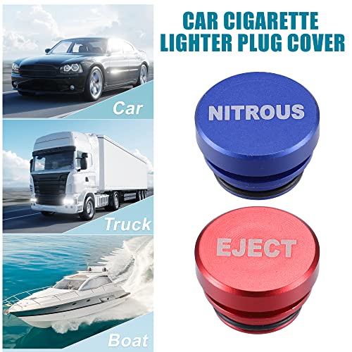 Image of Lighter Plug Cover Dustproof Socket Cap for Car Truck SUV Blue
