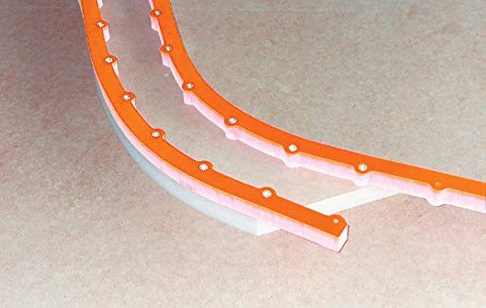 CMT TMP-1000 DIMA FLESSIBILE ARANCIO DA 18X18X1000mm X FRESATURA SAGOMATA