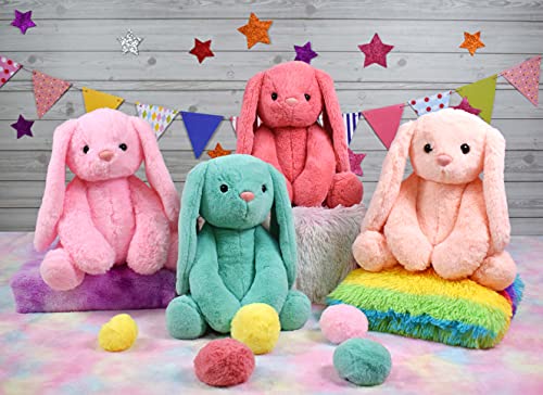 Mirada-35-cm-Bunny-Soft-Toy-Peach