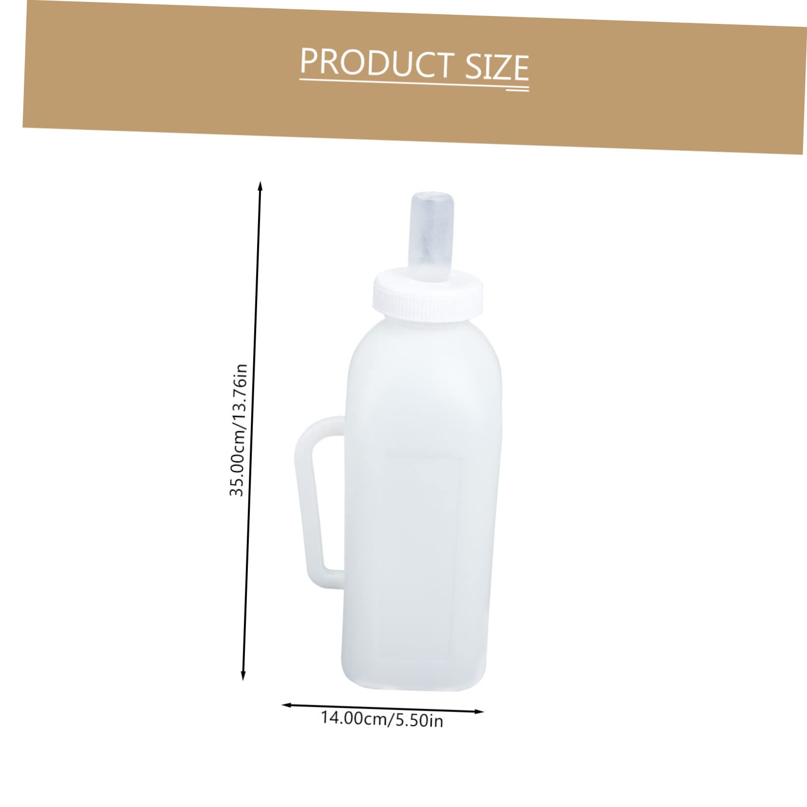 balacoo 2pcs Kitten Milk Bottle Pet Feeding Bottle for Puppies Newborns Silicone Plastic Material Sterilizable Portable