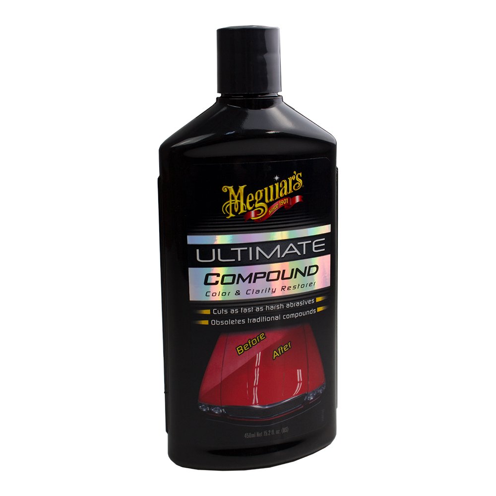 2 x Meguiars 650139 Ultimate Compound Pasta de pulido abrillantador Auto abrillantador 450 ml