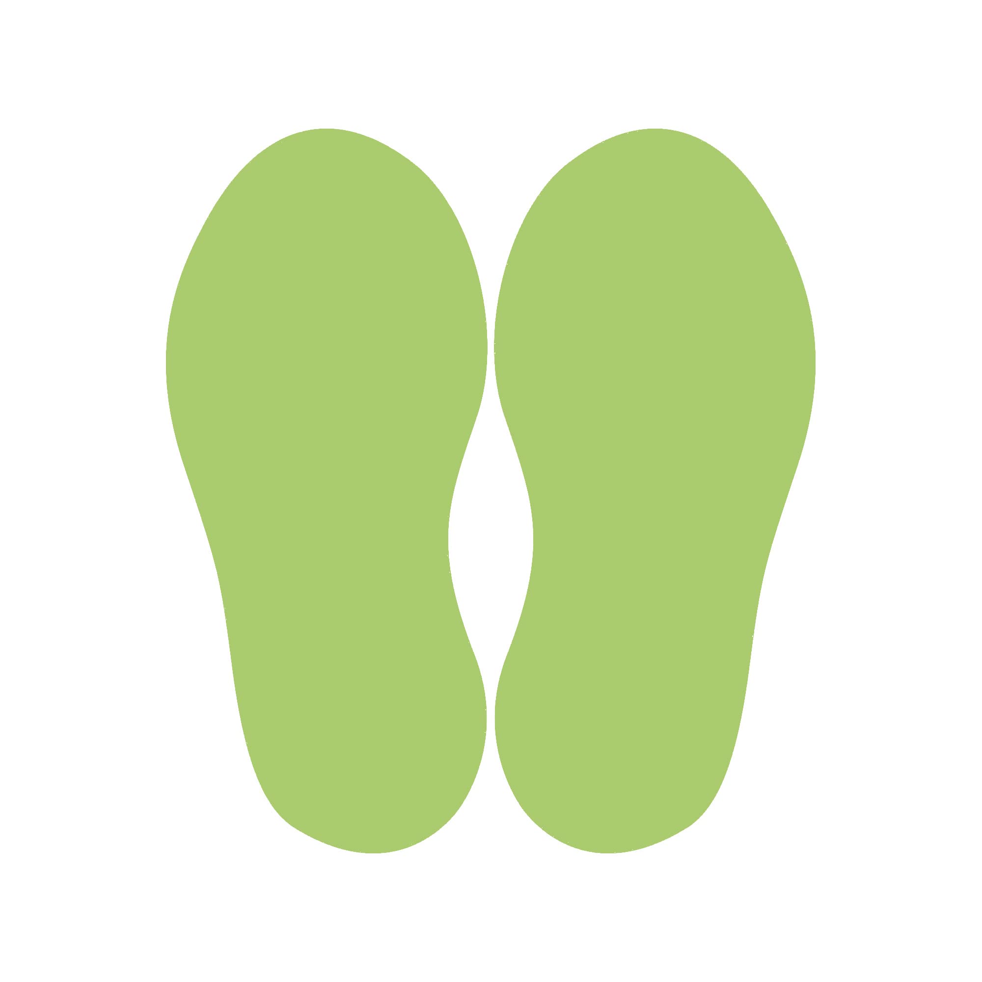 Adesivi Pavimento Impronte Verdi - 10 Coppie Per Distanziamento Sociale, Antiscivolo R10 - Foto 11