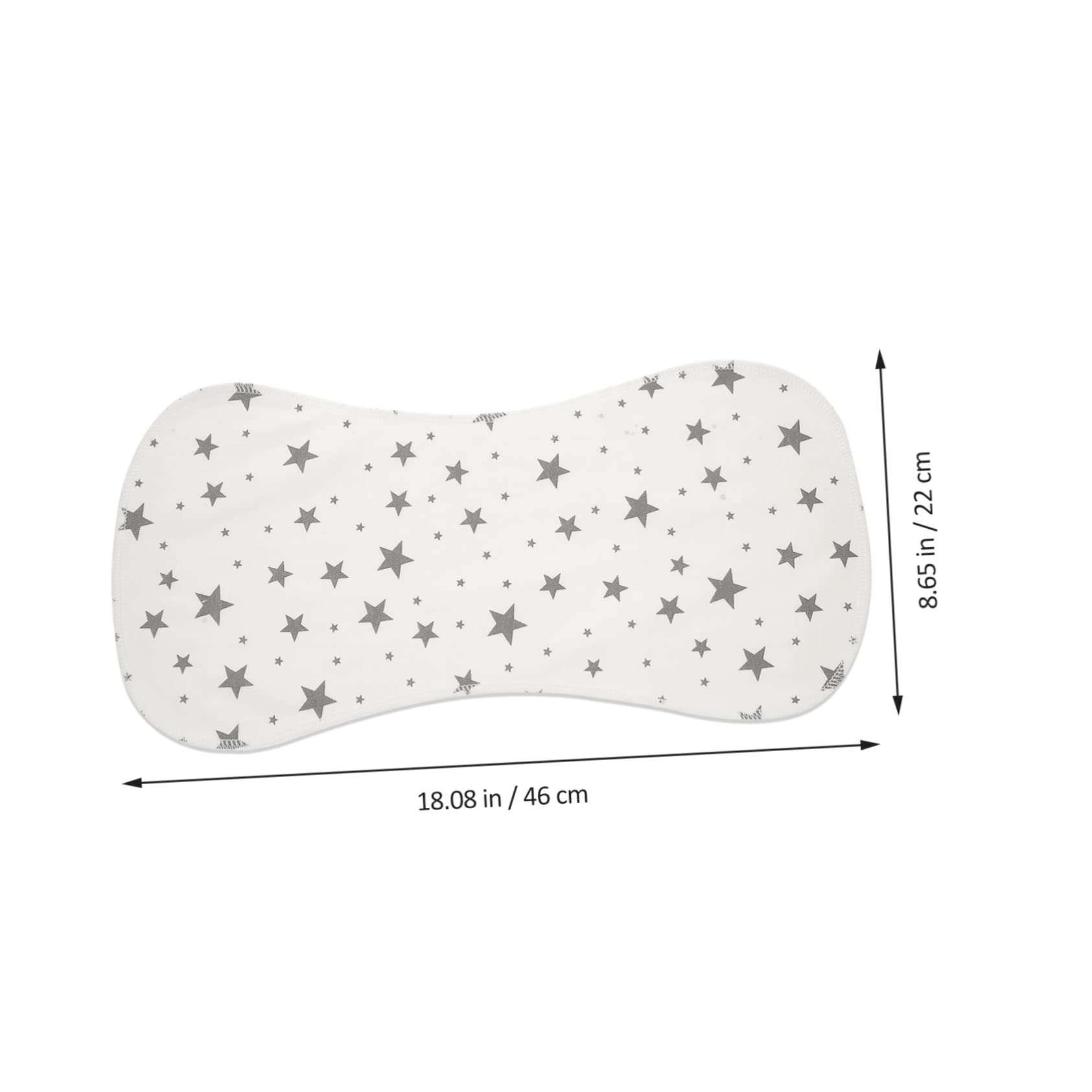 VICASKY 2 Set Di Coperte Per Il Ruttino Del Bambino Bavaglini in Mussola Asciugamano in Cotone Per Neonati Saliva Per Bambini Piccoli 5 Pezzi * 2
