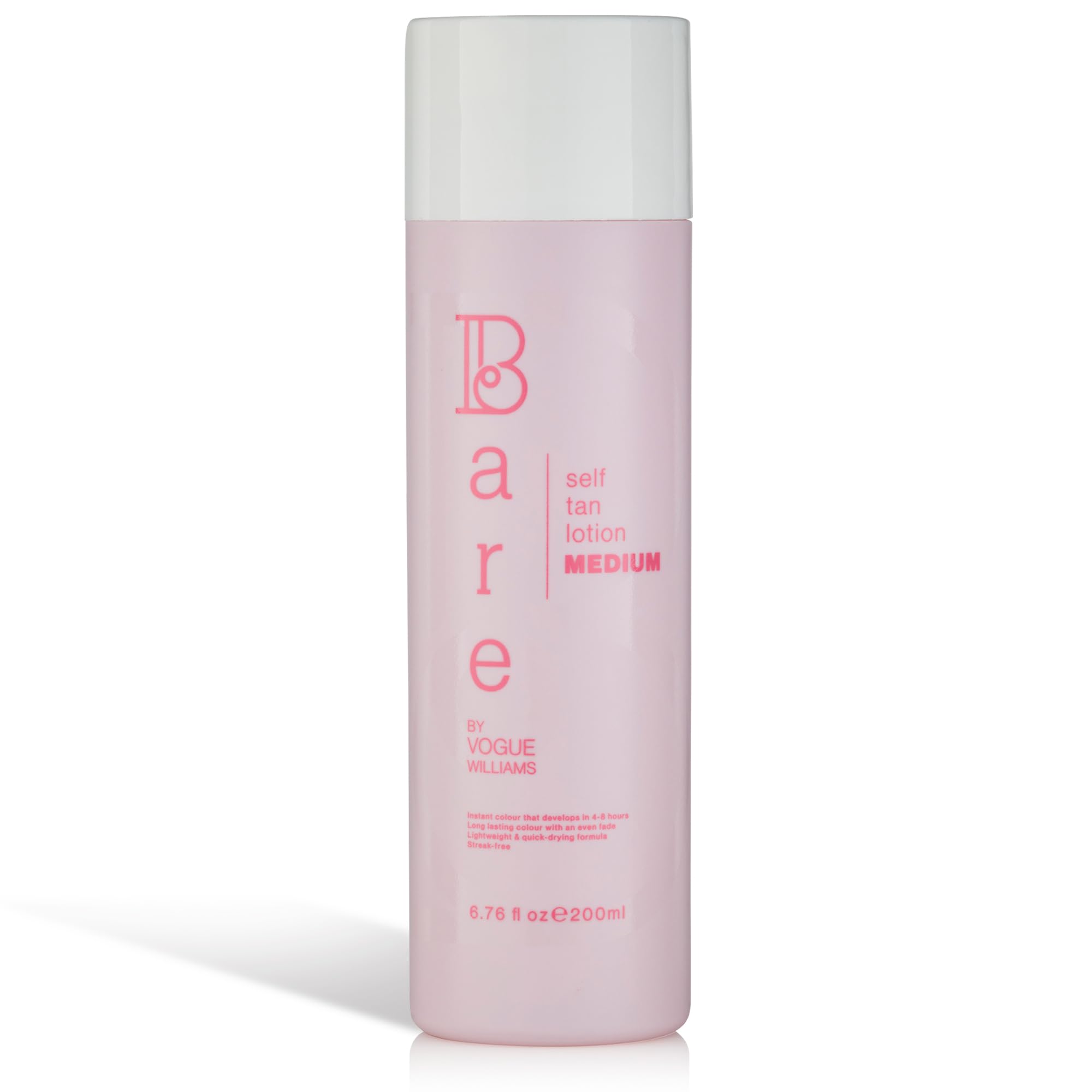 Bare by Vogue - Mittlerer Bräuner Selbstbräuner - Für alle Hauttypen geeignet - Selbstbräuner für Gesicht & Körper - Langanhaltende Fake Tan - 200ML