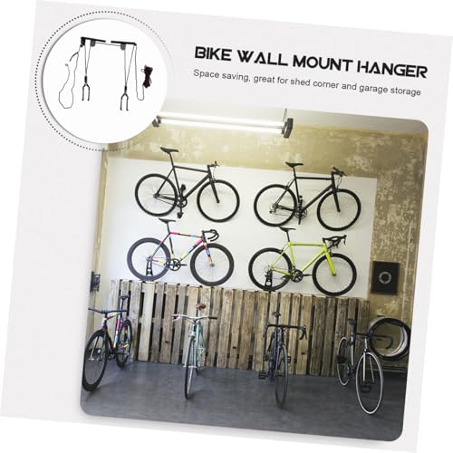 Support mural acier pour désencombrer le sol du garage avec râtelier