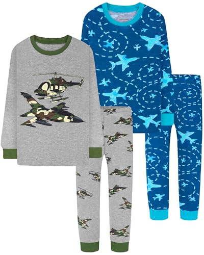 DAUGHTER QUEEN Boys 100% Cotton Long Sleeve Pajamas Size 18Months-12Years