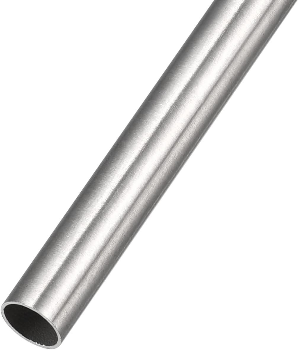 Sourcing Map Laiton Rond Tube 8mm OD 0.5mm Paroi Épaisseur 100mm