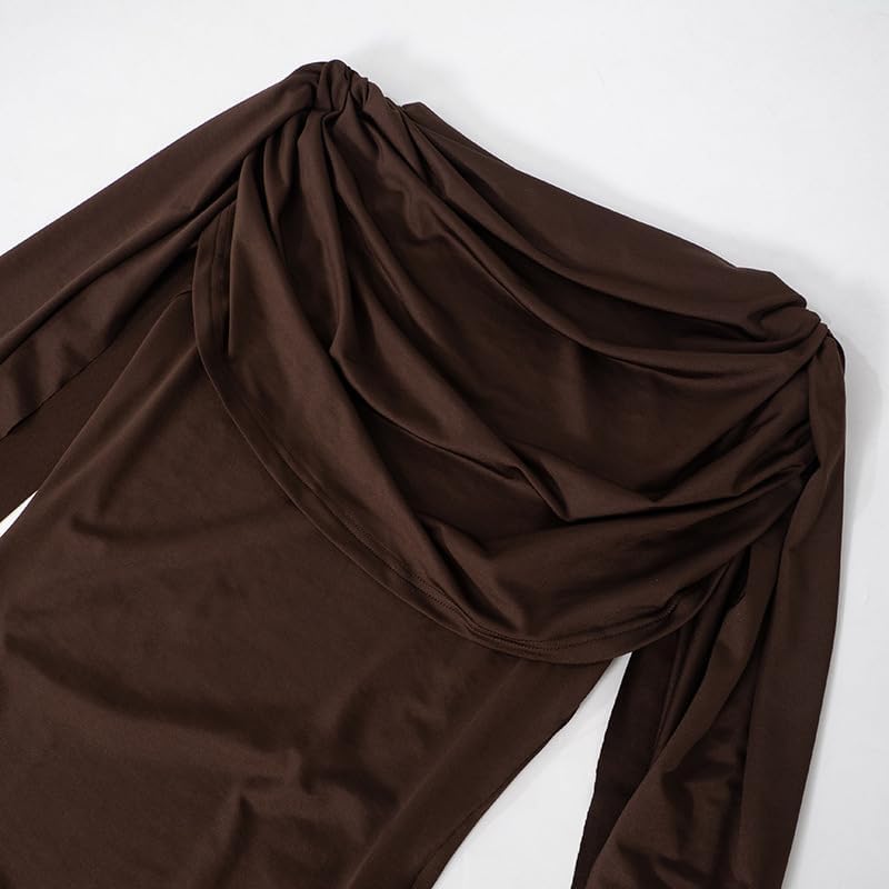 Sexy Jumpsuits for Women Cape Long Sleeve Shorts Jumpsuits Slim Fit Bodysuit Night Club Outfits for Women - Image 3