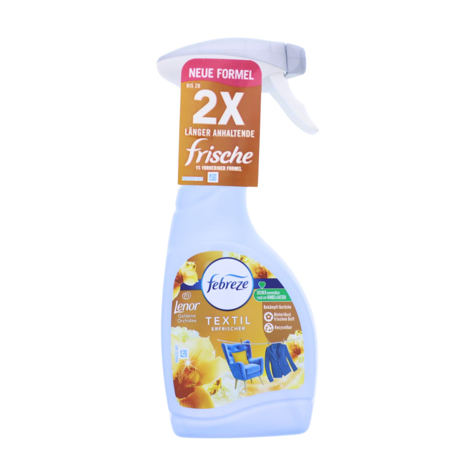 4 xc Febreze Désodorisant textile 500ml chaque Lenor Orchidée d'or La technologie de l'air frais élimine les odeurs