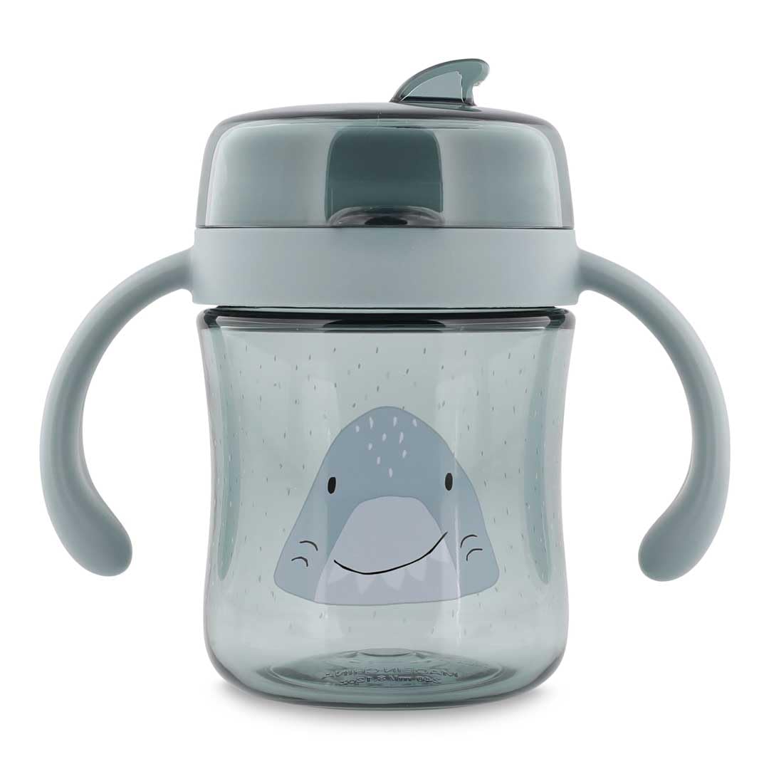 Trixie 360° Toddler Sippy Cup with Handles, Mr Shark