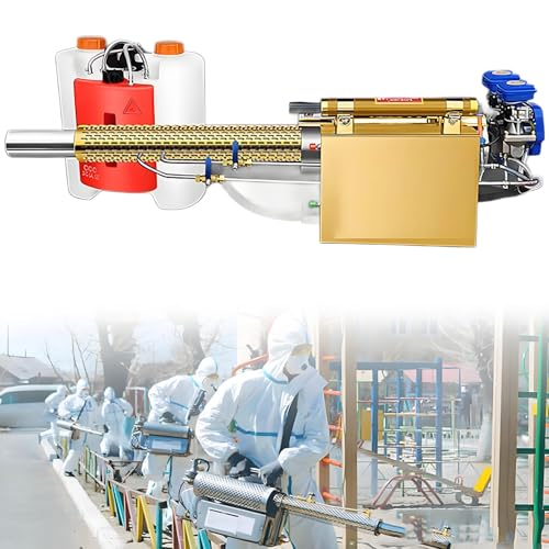 Máquina nebulizadora, atomizador nebulizador, máquina nebulizadora de desinfección, nebulizador portátil de chorro pulsante, pulverizador agrícola para interiores y exteriores para protección de