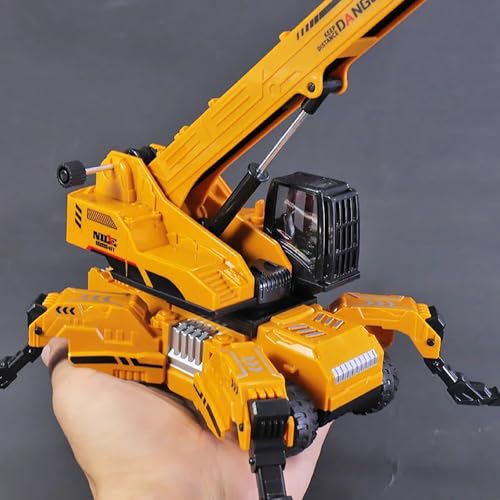 Image of Crane Toy Excavator Toy for Kids Unbreakable Bulldozer Construction Long Carne Vehicle for Kids 2 3 4 5 Year