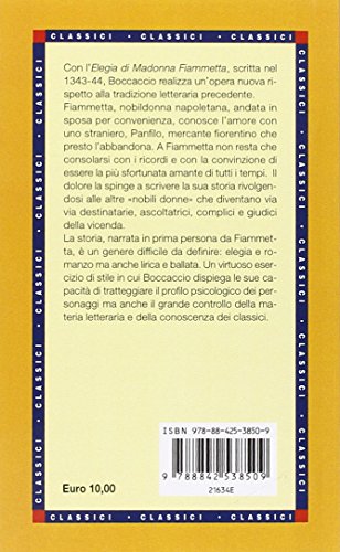Elegia Di Madonna Fiammetta: Edizione Integrale Commentata - 2