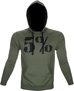 5% Nutrition Rich Piana Men's Bodybuilding Weightlifting Workout Gym Full Zip Up Hoodie Pullover Hoodie