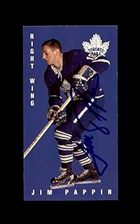 Jim Pappin Hand Signed 1994 Parkhurst Tall Boys Toronto Maple Leafs Autograph