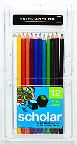 Prismacolor 92804 Scholar Colored Pencils, 12-Count,Assorted #1