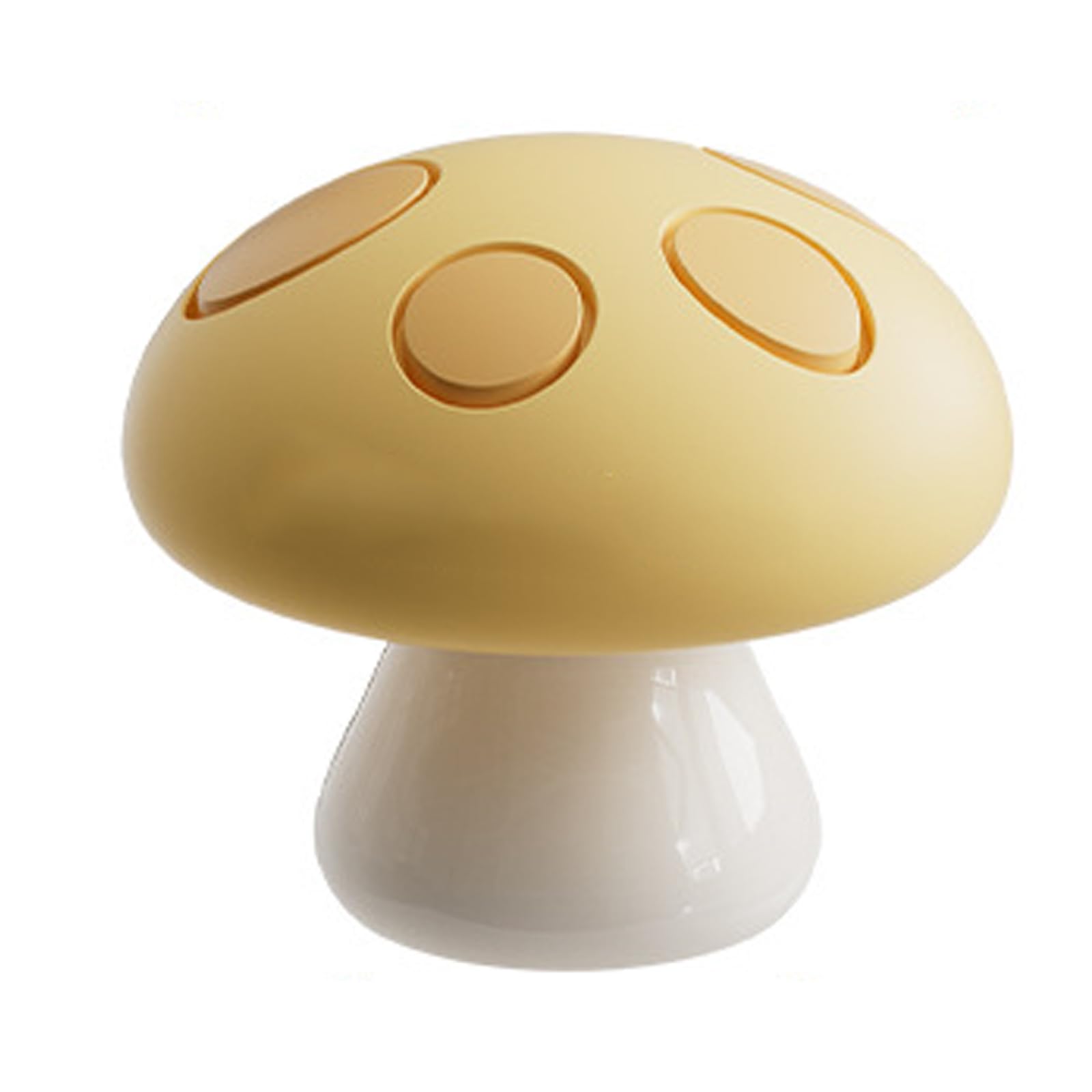 NEWFT Toilet Push Button for Standard Bathroom Simple Installation Sensitive Pressing Silicone Mushroom Toilet Flush Button Mushroom Flush