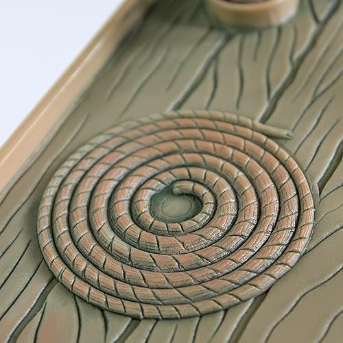 Penn-Plax Píer de tartaruga flutuante Reptology e plataforma de frade – decorativo, funcional e natu