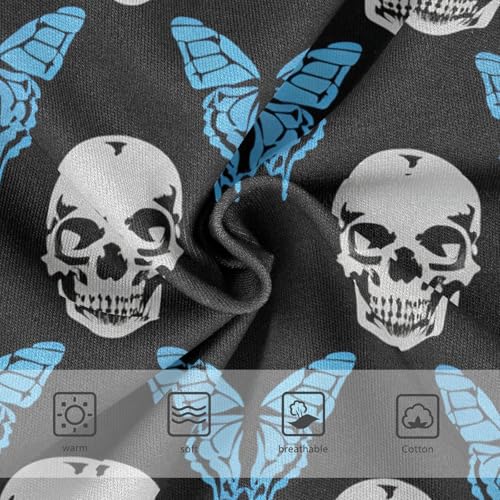 Blue Butterfly Skulls Toddler Girls's Underwear 2T 202c11563