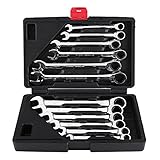 【Design Polyvalent】:Ce jeu de clés à cliquet, avec une conception mince et polyvalente, est idéal pour les travaux de bricolage, réparation de voiture, etc. Et il est idéal pour une utilisation quotidienne dans l'atelier pour les visseuses amateurs ou dans le domaine industriel.