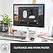 Logitech MX Anywhere 3 Compact Performance Mouse, Wireless, Fast Scroll, Any Surface, Portable, 4000DPI, Customizable Buttons, USB-C Bluetooth - Graphite - With Free Adobe Creative Cloud Subscription