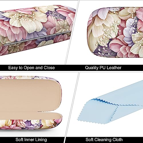 Image of Eyeglasses Case, Hard Shell Protective Case for Glasses, Unisex for Women Men