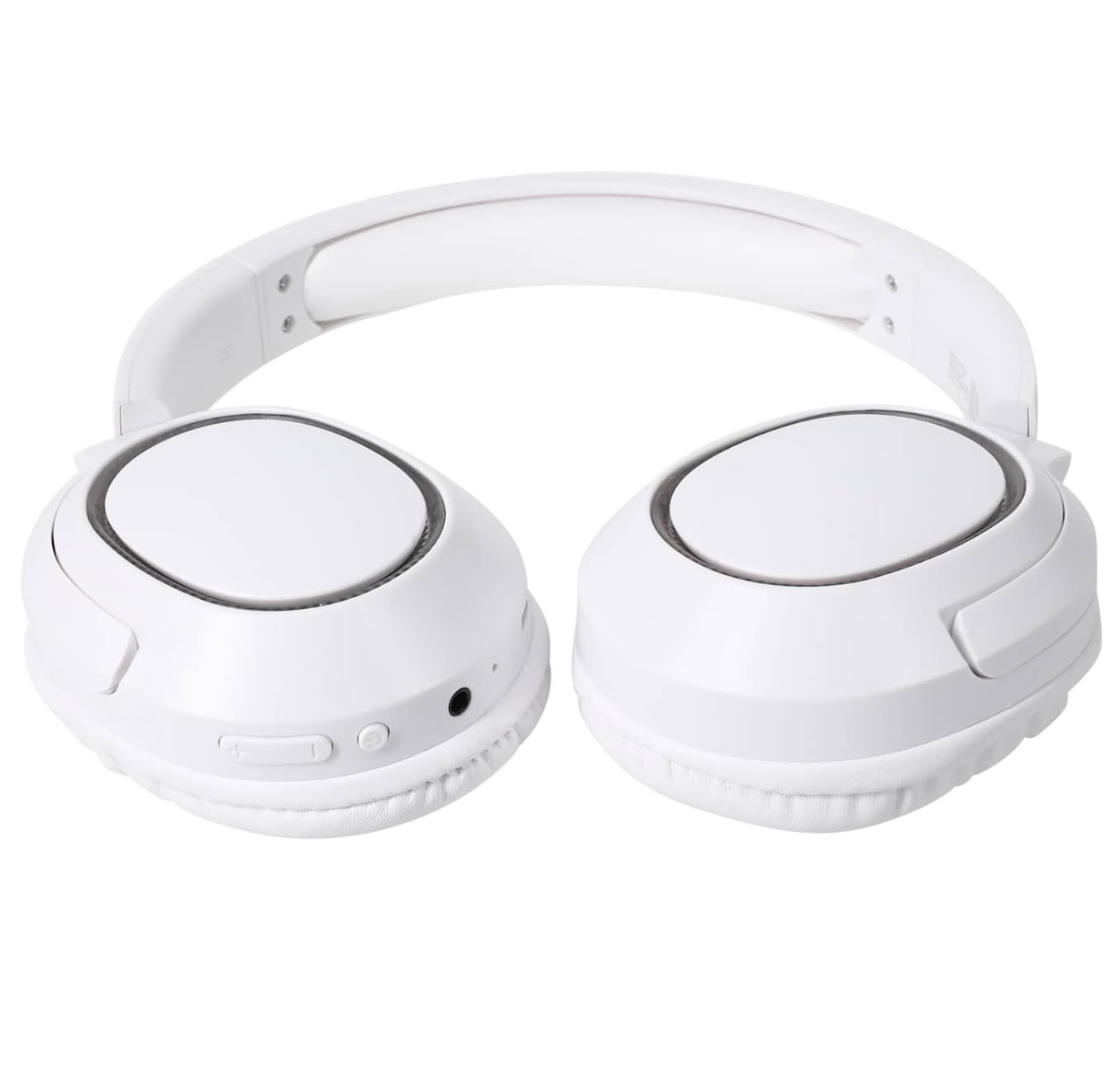 Bluetooth Vision LED Headphones, White Over-Ear, Plastic, Gaming Headset with Detachable Cable, Touch Control, 33ft Range, Dynamic Driver, Passive Noise Cancellation 1