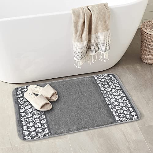 Popular Bath, Silver Sinatra, Bath Rug (230819) 21 X 32 Inches #TOP1