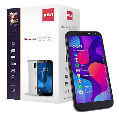 Rca Reno Pro, 5.5" Hd+ Display, 32Gb, 13Mp Camera, Android 10, 4G Lte Unlocked Smartphone (Silver) #TOP1