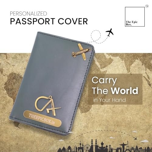 Image of Personalized Passport Cover in Leather Holder, for Travel Organizer Gift for Men and Women, Passport Holder, Elastic Passport Cover (Baby Pink)