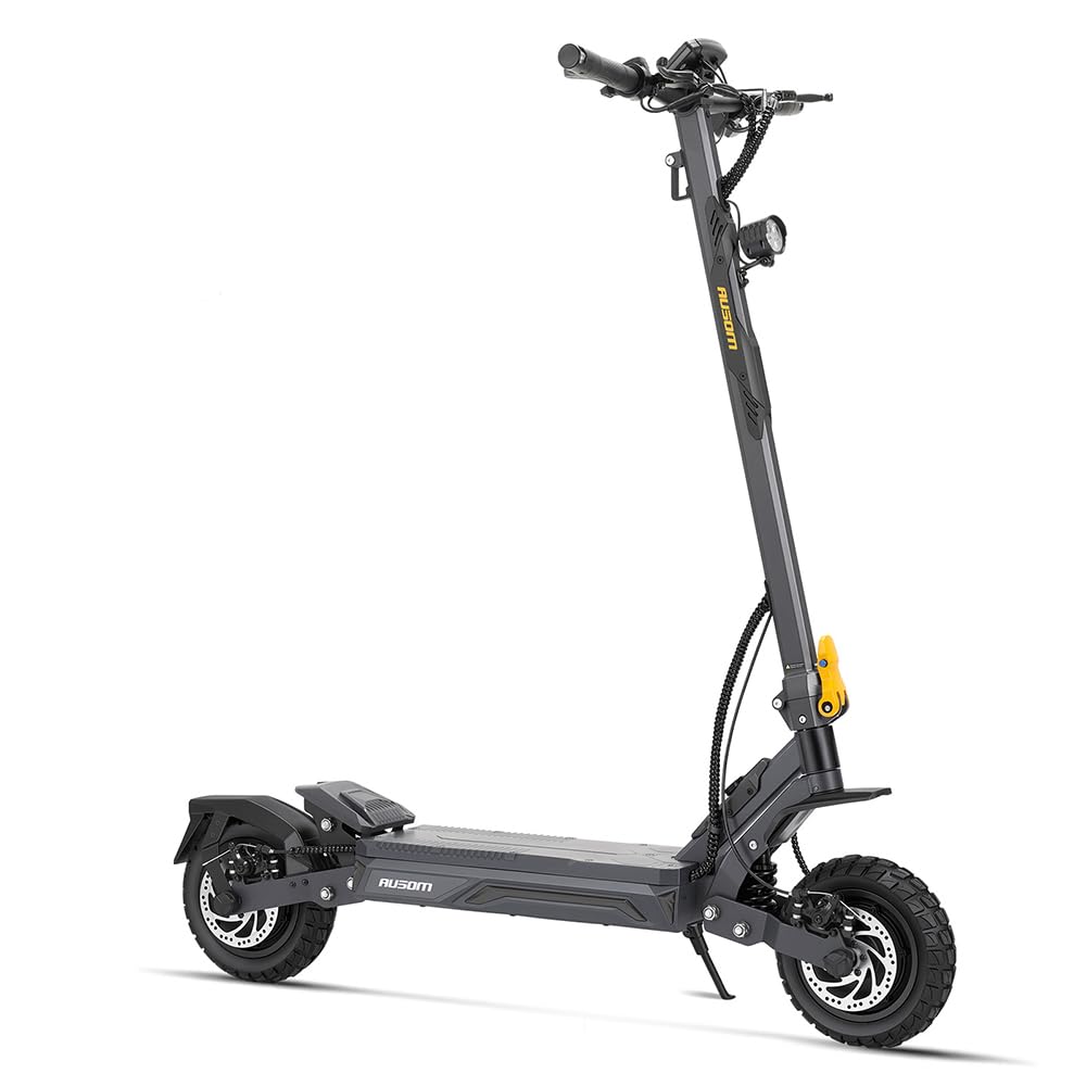 Monopattino Elettrico, Ausom Gosoul 2/Gosoul 2 Pro, 90/70km Autonomia, Sospensione ShocFree, Freni a Disco+E-ABS