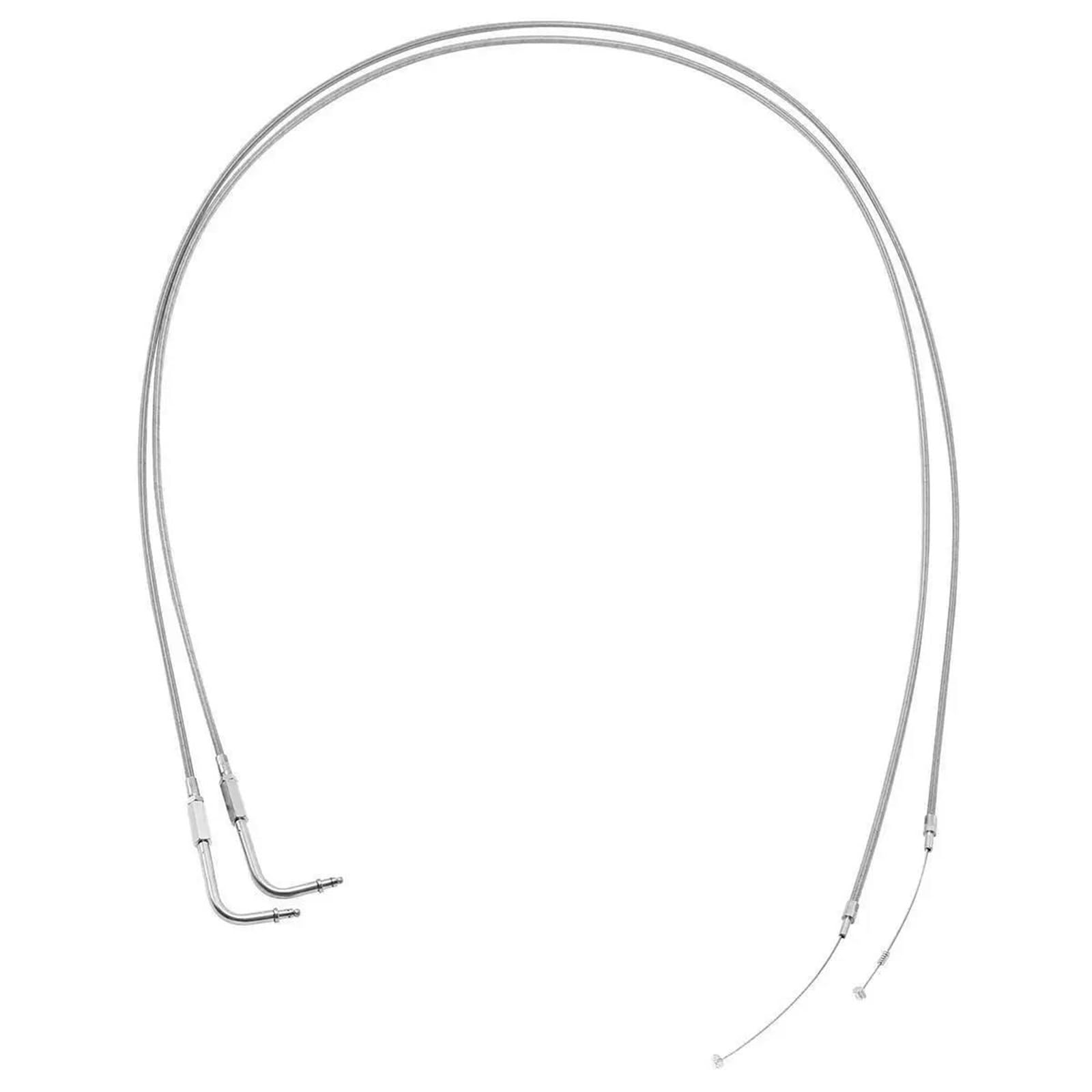 Cable De Acelerador Acero Inoxidable 190 Cm para Motocicleta para Harley Sportster XL883 XL1200 2002-2014 FLHRCI FLST FXD FLT