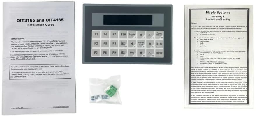 Image of OIT4165-A00-2 x 20 VFD Keypad, 24 Programmable Keys, C1D2, Extended Temp, Baba - Made in The USA.