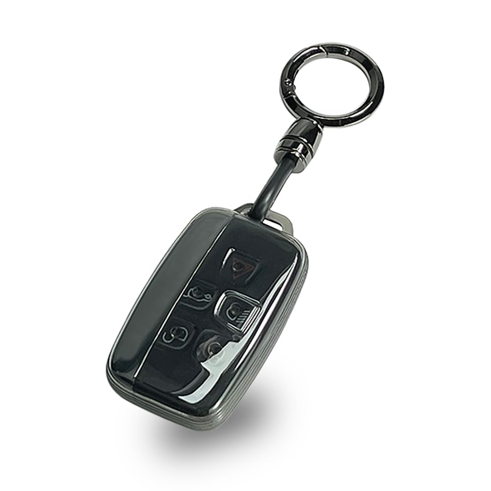 Custodia per chiave auto in pelle metallica per Land Rover Range Rover