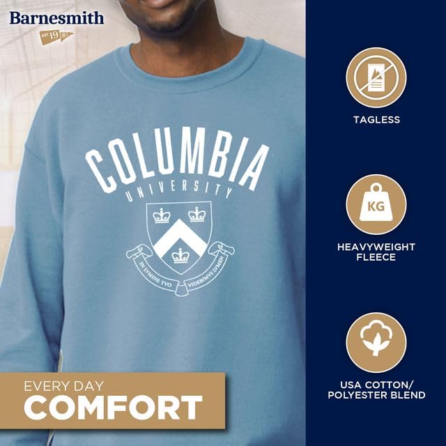 Image of Ivysport Crewneck Sweatshirt for College, Heritage Logo, Color, Adult Unisex