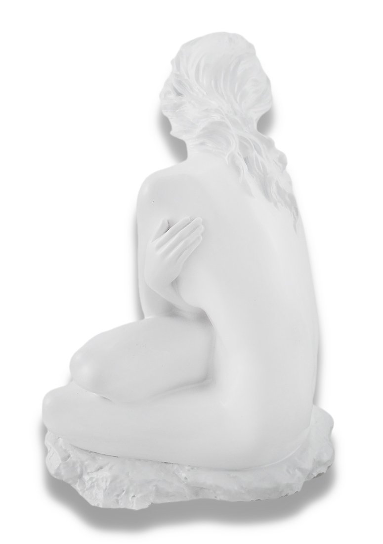 Amazon.co.jp: things2die4磁器芸術的ヌード女性像の光沢Rockホワイト